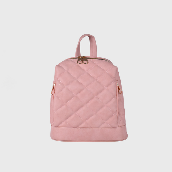 Backpack Leather Bag Light pink