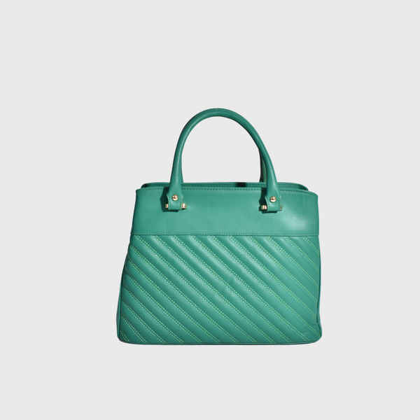 Green Classic Leather Handbag