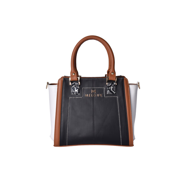 Classic Leather Handbag With Details