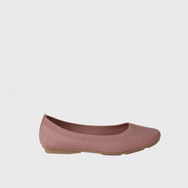 Textile Slip On Loafers Light Pink