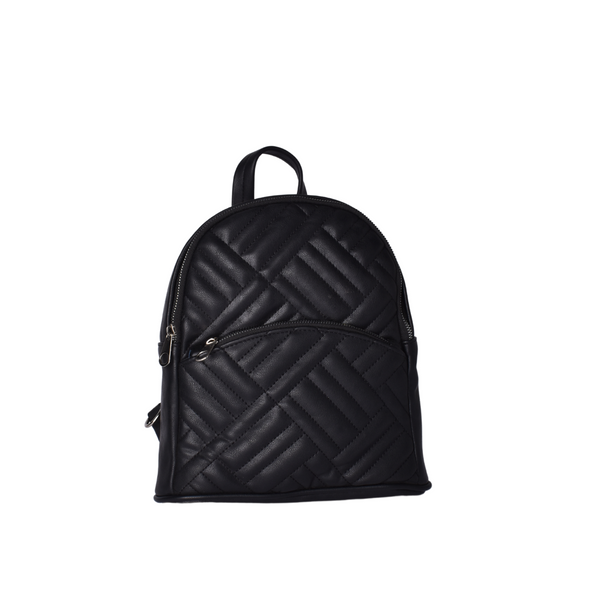 Quilted Leather Backpack Bag