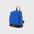 Backpack Leather Bag Blue