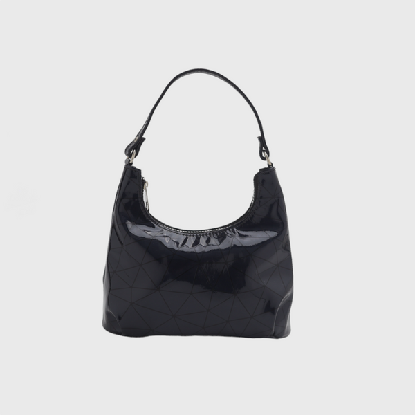 Black Shoulder Bag with Mini