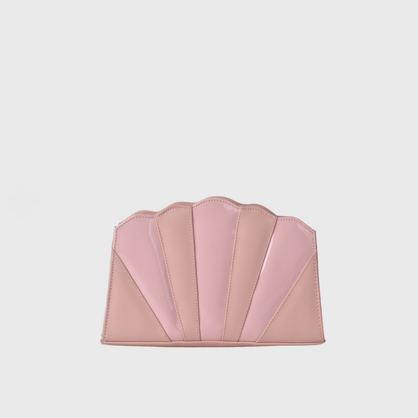 Basic Leather Cross Body Bag Light Pink
