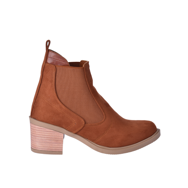 Suede Ankle Boots With Details