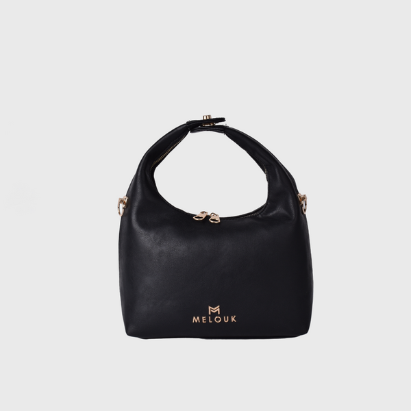Black Classic Leather Handbag