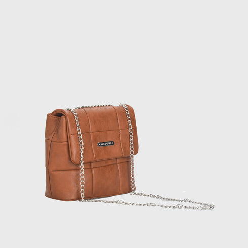 Havana Basic Leather Shoulder Bag