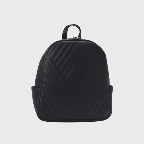 Lined Leather Backpack Bag