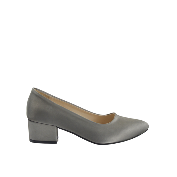 Gray Mid Heel Basic shoe