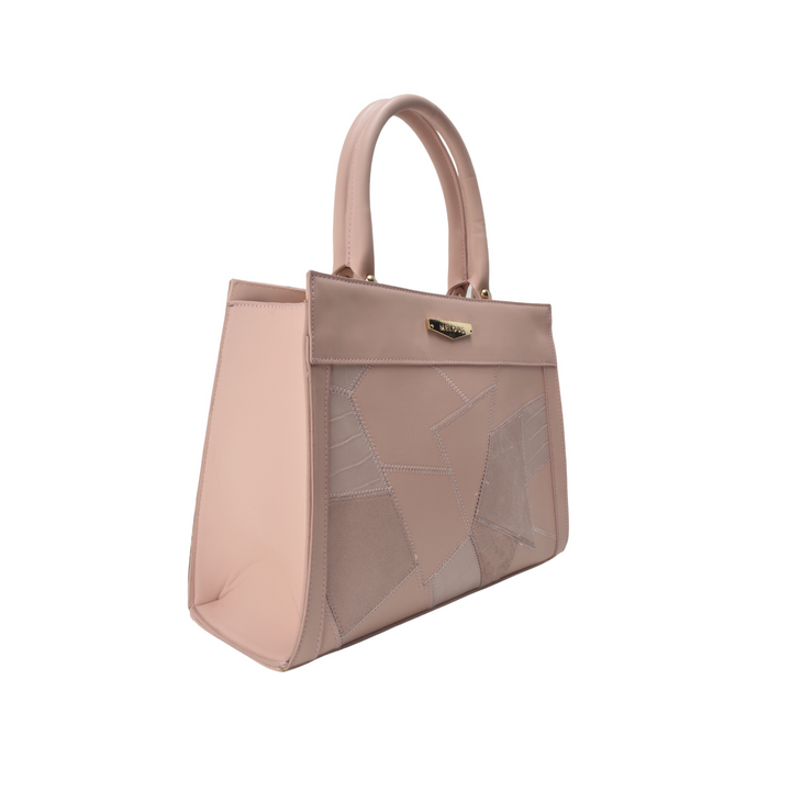 Light Pink Leather Handbag - Melouk