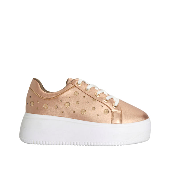 Coral Fashionable Sneaker with Trims