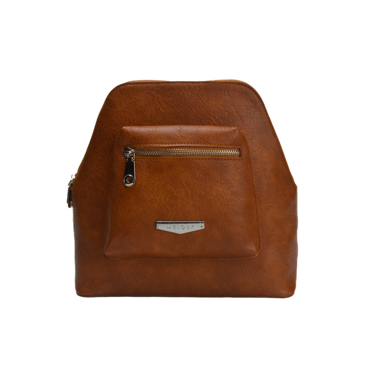 Havan Leather Backpack with Pocket - Melouk