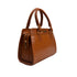 Beige Simple Leather Handbag-Havan - Melouk