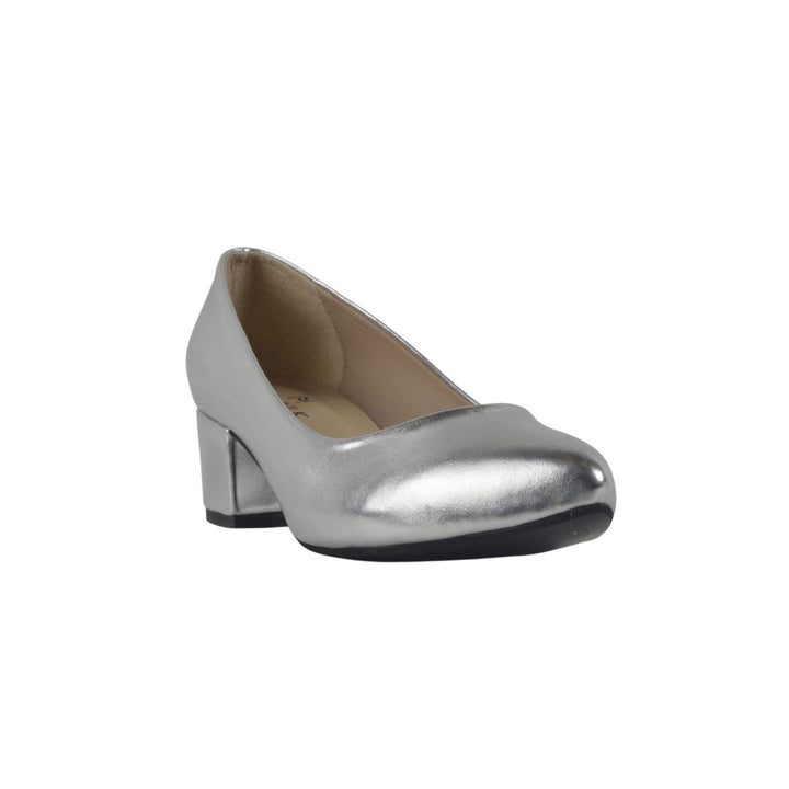 Basic heeled shoe - Silver - Melouk