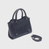 Black  Leather Handbag with Details