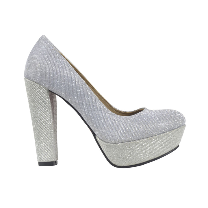 Highness Leather Silver Heel - Melouk